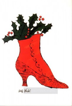 red Boot Wit Holly POP Oil Paintings
